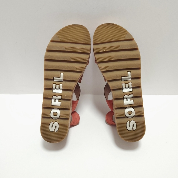 Sorel Cameron Womens Platform Wedge Slingback Sandals Size 10 - Picture 6 of 7